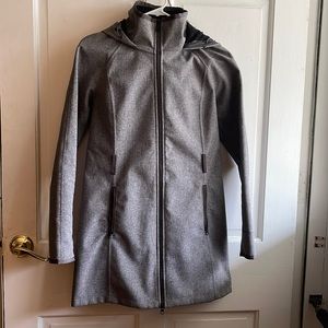 hooded north face wind breaker jacket